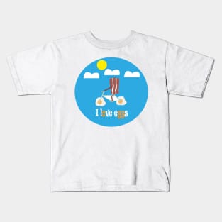 Bacon And Eggs picnic Kids T-Shirt